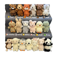 Petits ours en peluche super doux, canard, cochon, poupées de confort pour enfants, cadeaux de la Saint-Valentin, fabriqués en coton