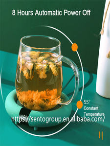 New Coffee Mug Warmer for Home Office <strong>Desk</strong> Use Electric Beverage Cup Warmer Heating Coasters Plate <strong>Pad</strong> for Cocoa Tea Water Milk - Product Image 4