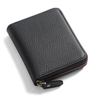 Produsen Dompet Pria Kulit Asli Dompet Koin Kulit Crazy Horse Dompet Slot Multi Kartu Tempat Uang Kertas Gaya Vintage