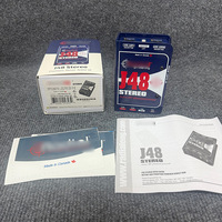 J48 Stereo Dual Channel DI Box for Guitar Bass Keyboard Electroacoustic Instruments