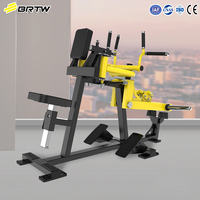 Máquina de remo sentado Brightway comercial - Carga media, construcción de acero para entrenamiento de brazos y espalda
