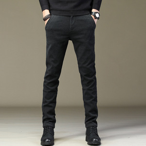 Nouveaux vêtements décontracté <span class=keywords><strong>homme</strong></span> pantalons formels conception vérifier maigre hommes pantalons - Product Image 4