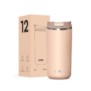 12oz 16oz Eco-friendly Insulated Hot Coffee Cup Reusable to Go Mug Hot & Cold Beverage Tumbler Double Walled Stainless Steel