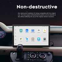 Usine pour Land Rover Defender écran 13.3 pouces 8 cœurs 13-17 ans multimédia joyeux lecteur écran tactile 13 android autoradio