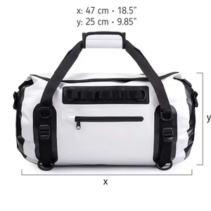 Custom Size 30L 50L 90L <strong>PVC</strong> Roll <strong>Top</strong> Foldable Outdoor Sport Hiking Camping Travel Duffle Dry Bag Waterproof Backpack - Product Image 4