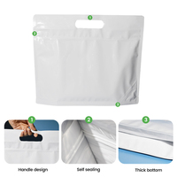 Bolsa Térmica para Alimentos con Diseño de Logotipo Personalizado, Bolsa Aislante Reutilizable con Asa de Plástico, Bolsa Isotérmica de Papel de Aluminio