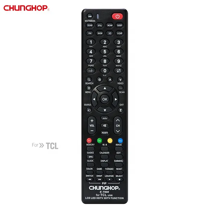 E-T908 تلفزيون التحكم عن بعد Chunghop ل tcl التلفزيون عن بعد