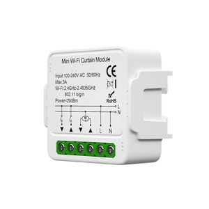 Module d'interrupteur intelligent WiFi Tuya Mini <span class=keywords><strong>pour</strong></span> moteur de <span class=keywords><strong>volet</strong></span> <span class=keywords><strong>roulant</strong></span>, compatible Google Home Alexa, contrôle à distance par application, <span class=keywords><strong>minuterie</strong></span> - Product Image 2