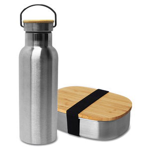 stainless steel lunch box leakproof vacuum flask gift sets