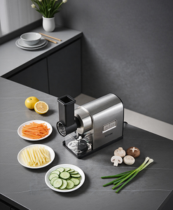 電動家庭用キッチンミートグラインダー＆野菜スライサー 家庭用ソーセージミンサーマシン - Product Image 1