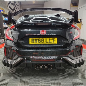 Para Honda Civic 10ª Generación FK7 FK8 Type-R 2016+ Nuevo Spoiler Delantero de Carbono, Faldones Laterales, Difusor Trasero, Splitters y Canards - Product Image 6