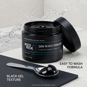Pomata OEM 360 Wave per <span class=keywords><strong>Uomo</strong></span>, Cera per Capelli a Base d'Acqua per Onde Naturali, Tenuta Media, Lucentezza Elevata, 150g - Product Image 3