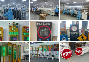 لافتة تحذير LED تعمل بالطاقة الشمسية للطرق السريعة مع رادار لتحديد السرعة، شاشة LED محمولة، لافتات مرورية بالرادار، لافتة سرعة بالرادار - Product Image 3