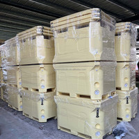 Glacière robuste rotomoulée en PE de qualité alimentaire pour le transport de fruits de mer sur bateau de pêche