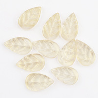 Pétalos de Cristal con Hojas Verdes y Cuentas de Cristal para Manualidades con Cuentas, Manualidades DIY, Pendientes