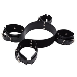 Menottes SM en cuir PU pour chevilles, pour femmes et couples, pour jeux de bondage et de contrainte, jouets sexuels - Product Image 3
