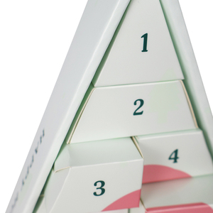 Thiết Kế Mới Tam Giác Hình Dạng Giáng Sinh Giấy Hộp Quà Tặng Cho Cookie Sô Cô La Advent Lịch Hộp Các Tông Matt Cán Dập Nổi - Product Image 2