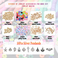Perles Heishi colorées, avec pédales en alliage, ensemble de perles en argile polymère, pour la fabrication de bijoux, diy, 6mm, 3600 pièces, 24 compartiments