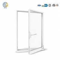 Fenêtre à battant moderne en aluminium pour bâtiments commerciaux, double vitrage Low-E, tailles personnalisées OEM/ODM