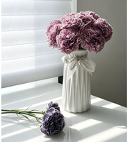 Fleurs artificielles modernes en soie, aspect réaliste, écologiques, pour la fête des mères, décoration de mariage