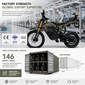 มอเตอร์ไซค์วิบากไฟฟ้า Young Rider 2000W มอเตอร์กลาง พร้อมโซ่ ระยะทางวิ่ง 80 กม. ความเร็วสูงสุด 80 กม./ชม. เบรคไฮดรอลิก ยางแบบ Knobby - Product Image 5