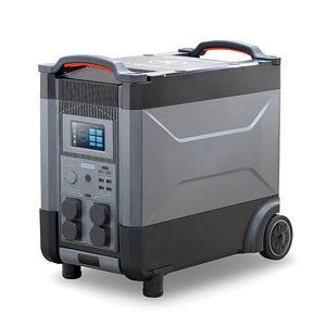 Centrale Électrique Portable 4000W Grande Capacité Solaire Extérieure LiFePO4 3456Wh Station UPS Onde Sinusoïdale Pure MPPT Lampe Torche - Product Image 1