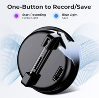 QZT Q3 Perekam Suara Mini Audio dengan Klip yang Dapat Dipakai dan Diaktifkan dengan Suara