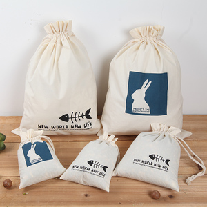 Nhà Máy Bán Buôn Tùy Chỉnh Dây Kéo Quà Tặng Pouch Đôi Chuỗi Bông Vải Linen Túi Với Mô Hình Phim Hoạt Hình Dây Xử Lý - Product Image 4