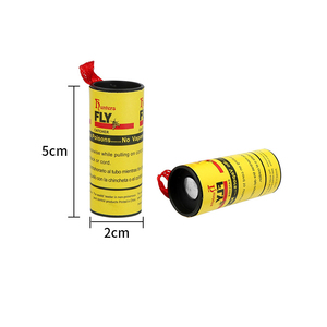 Prix d'usine produit ménager suspendu ruban de mouche collant jaune pièges à mouches des fruits insectes pour l'intérieur et l'extérieur - Product Image 5