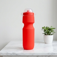 Bouteille d'eau de cyclisme personnalisée en plastique LDPE PE de 700 ml, sans BPA et saine, bouteille d'eau à presser pour vélo, pour les voyages