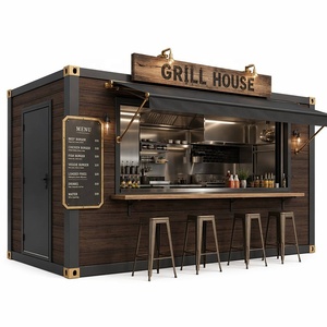 Contenedor Prefabricado de 20 pies para Restaurante con Parrilla al Aire Libre, Bar en Contenedor de Envío, Quiosco Móvil de Comida Rápida para Campamentos y Lugares Turísticos - Product Image 5