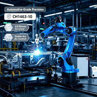 Bras robotisé de haute précision avec cœur PLC et entraînement servo-électrique pour soudage à l'arc et au laser, charge utile de 10 kg