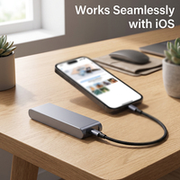 SSD portable USB-C 1 To, disque SSD pour MacBook Pro/Air, iMac, iPad Pro, téléphone Android