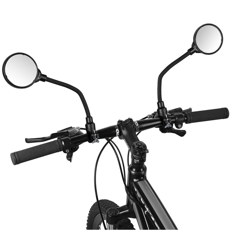 Espejo retrovisor ajustable para bicicleta, espejo lateral giratorio para bicicleta de montaña y motocicleta, 360