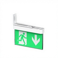 Meilleures ventes : Panneau de signalisation d'urgence LED SMD intérieur/extérieur, rechargeable avec batterie Li-FePO4, étanche IP20, lumière du jour 6000K, 3 modes