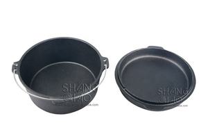 Ensemble de four néerlandais <span class=keywords><strong>en</strong></span> <span class=keywords><strong>fonte</strong></span> pré-assaisonné 2 <span class=keywords><strong>en</strong></span> 1, Casserole <span class=keywords><strong>en</strong></span> <span class=keywords><strong>fonte</strong></span> <span class=keywords><strong>sans</strong></span> revêtement avec lève-couvercle, populaire <span class=keywords><strong>en</strong></span> usine - Product Image 3