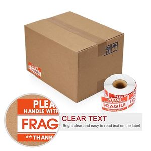 Étiquettes fragiles pré-imprimées bon marché pour <span class=keywords><strong>colis</strong></span>-Faible quantité minimale de commande 500pcs - Product Image 6