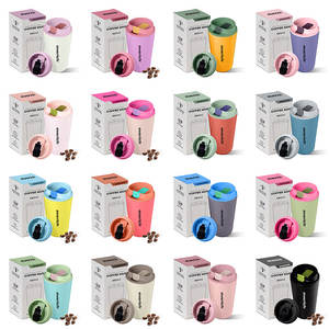 380Ml 510Ml Slimme Koffie <span class=keywords><strong>Cup</strong></span> Temperatuur Display Dubbele Wand Geïsoleerd Drinken Met Slimme Deksel Tumbler 304 Roestvrijstalen Mok - Product Image 2