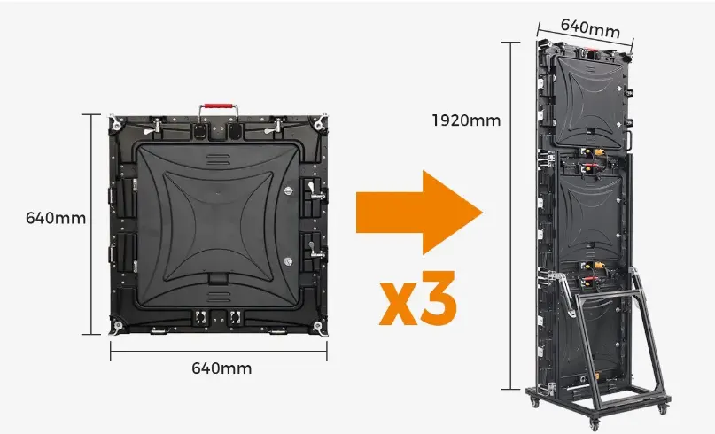 屋内640*1920mm広告LEDポスターP2P2.5 P3HDモジュール3G4GWifiスマートLEDミラーポスター