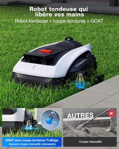 เครื่องตัดหญ้าอัตโนมัติระดับพรีเมียม Ecovacs GOAT O1200 LiDAR PRO สำหรับพื้นที่ 1200 ตร.ม. พร้อมระบบทำแผนที่อัตโนมัติผ่านแอพพลิเคชั่น, ระบบ LiDAR หลายเส้น, กันน้ำระดับ IPX6, ความกว้างการตัด 22 ซม., สำหรับใช้งานกลางแจ้ง - Product Image 5