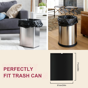 Yc Mạnh Mẽ 13 Gallon Dây Kéo Thùng Rác Túi Thêm Dày Bền Dây Kéo Túi Rác Chống Rò Rỉ Cho Nhà Bếp - Product Image 2