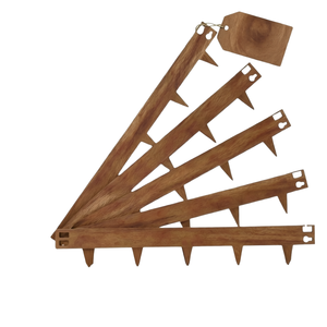 Custom Aluminum Rectangle Modern Sympathy Wind <b>Chimes</b>-Gifts for Outdoor Use 28 Inch Pet Memorial Easy Install ZF Brand Natural - Product Image 1
