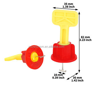 Pinces <span class=keywords><strong>de</strong></span> système <span class=keywords><strong>de</strong></span> nivelation <span class=keywords><strong>de</strong></span> carrelage pour carrelage grand format avec coins Kit d'installation murale et <span class=keywords><strong>de</strong></span> plancher pro - Product Image 6