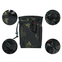 Pochette tactique MOLLE réglable pour ceinture, sac banane pour magazines, munitions et équipement, sac utilitaire pour la chasse et les activités de plein air