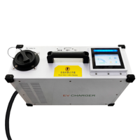 Station de recharge mobile de dernière génération avec prise CCS2, puissance nominale de 20 kW, tension de sortie de 200-750 V, câble personnalisé, chargeur de véhicule électrique
