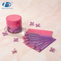 Étiquette thermorétractable personnalisée pour flacon cosmétique, crème pour le visage, shampoing, après-shampoing, emballage imperméable, film thermorétractable