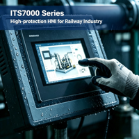 Écran tactile industriel INOVANCE ITS7000 Series ITS7100E-INT, 1024x600, Ethernet, RS485, interface USB, garantie de 12 mois