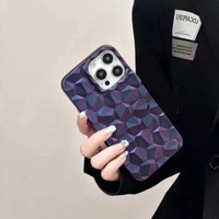 Étui de protection pour téléphone portable en TPU, design de luxe multicolore électroplaqué, pour iPhone 12 13 14 15 16 17 18 Pro Max