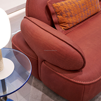 Sièges confortables de qualité haut de gamme, ensemble de canapés de salon en cuir épais au design original moderne personnalisable