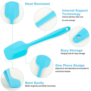 Thiết kế mới cấp thực phẩm <span class=keywords><strong>Silicone</strong></span> <span class=keywords><strong>Scraper</strong></span> cho phụ kiện nhà bếp - Product Image 4